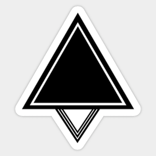 TRIANGLE ILLUSTRATION Sticker